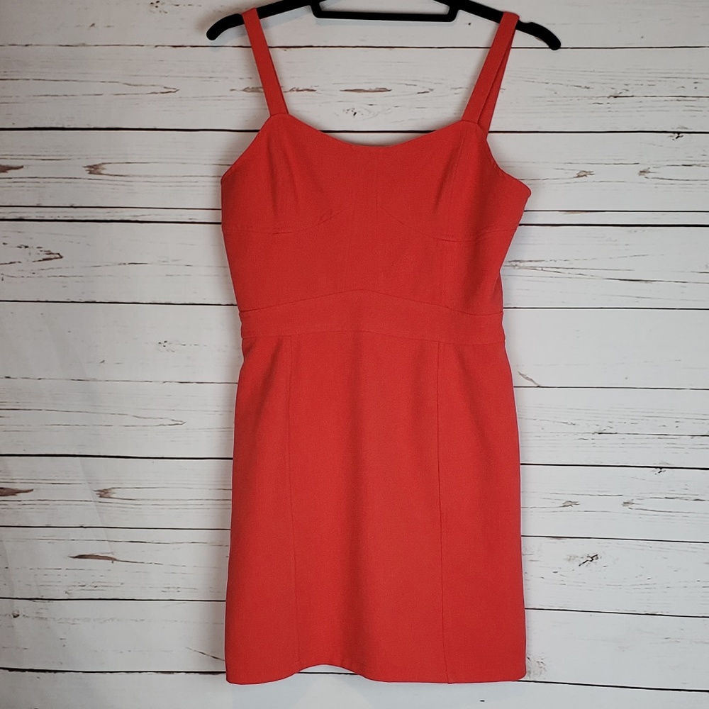 Sparkle & Fade Orange Cut Out Dress